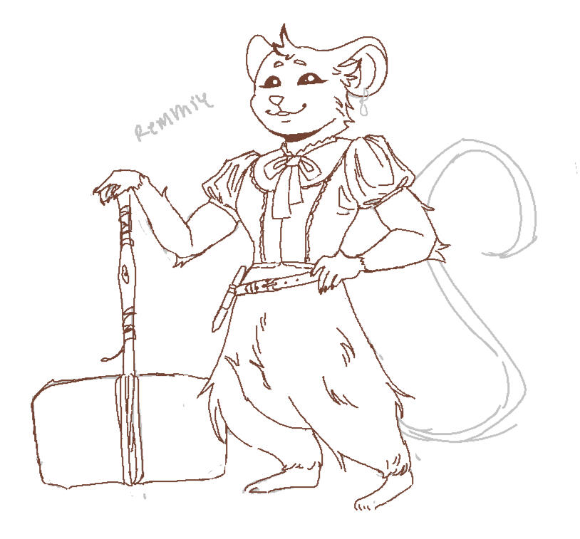 DND TTRPG OC Remmie