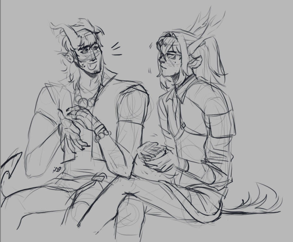 DND OCs Yván and Jaece